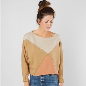 Free People Montuak Pieced Sweatshirt